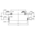 Conector de palo de elevación trasera con enchufe delantero de 1.0 mm