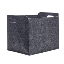 needle punched non-woven felt storage basket