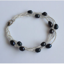 Günstige Schmuck Süßwasser Perle Armband (EB1536-1)