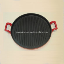 Round Cast Iron Griddle for Steak