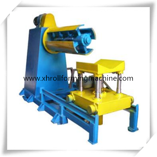 10 tons hydraulic decoiler with coiler car