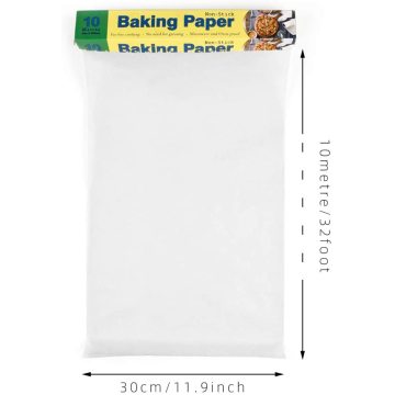 Non Dyed Raw Wood Pulp PTFE Baking Paper