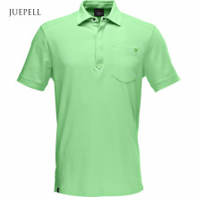 Olive Farbe Baumwolle Sport Männer Polo Shirt