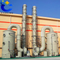 Organic gas spray type purification tower