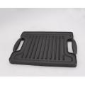 Double-faced dual purpose cast iron griddle pan