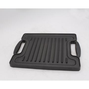 Double-faced dual purpose cast iron griddle pan