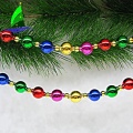 Elegant Glossy Polished Glass Chain Beads Decoration