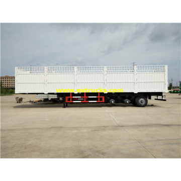 35ton Tri-essieu Cargo Box Semi Remorques