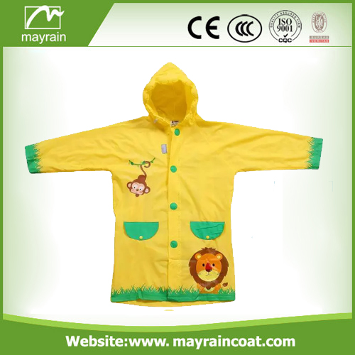 Hot Selling Polyester Children Raincoat