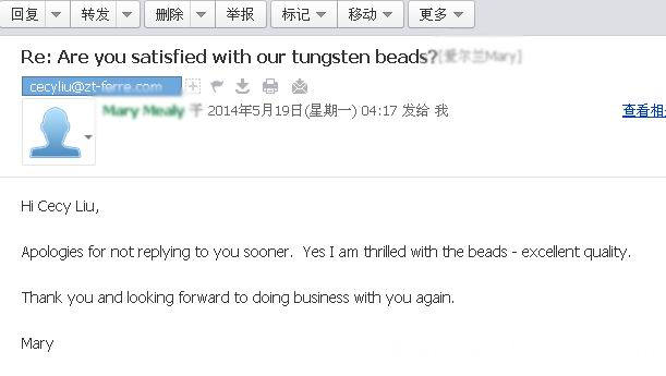 Comments of Tungsten Beads 6