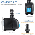 Heto 264GPH/1000L/H,13W submersible water pump,aquarium submersible pump  for Fish Tank , Pond, Irrigation,Waterfall