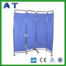 Stainless steel 4 panel folding ward screen