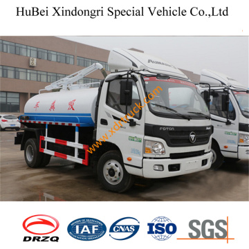 7cbm Foton Septic Tank Truck Euro4