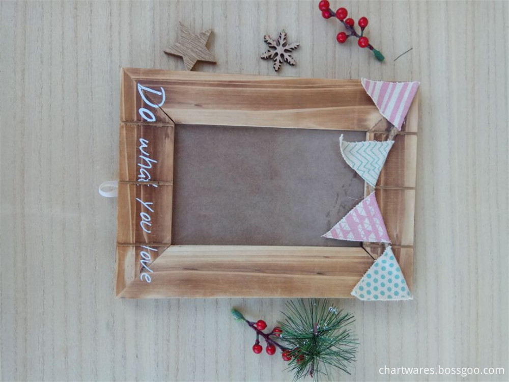 solid wooden photo frame