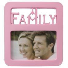 Rosa Familie 4x6inch Fotorahmen für Geschenk