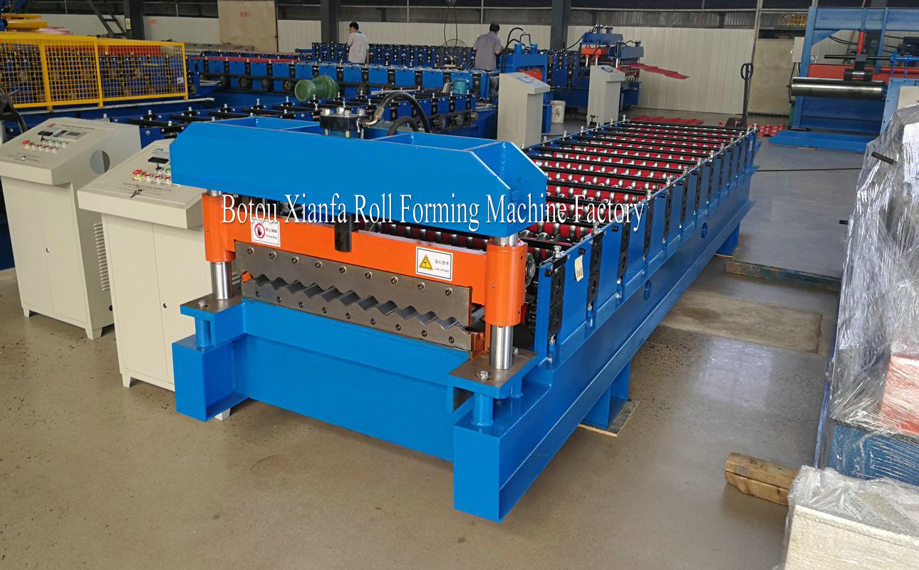 ce approved roof roll forming machine