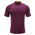 Mens Purple Dry Fit Rugby Wear Polo Shirt