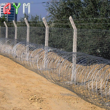 Galvanized Concertina Razor Wire Prison Safety Fence