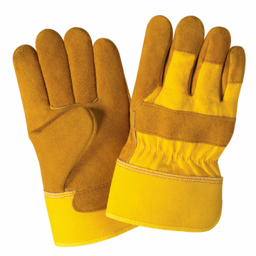 Guantes de trabajo industrial de cuero genuino de alta calidad