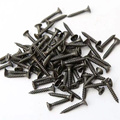 Black-plated cross countersunk carbon steel drywall screw