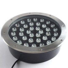 30cm Durchmesser wasserdicht IP67 runde LED unterirdische Licht 36W RGB weiße Farbe