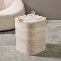 Living Room Natural Stone Side Table Home Furniture