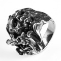 Fashion jewelry Vintage skull ring for young people