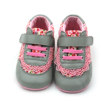 Hot Selling Floral Print Girls Cotton Sports Shoes