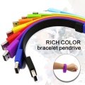 Unidad flash USB de pulsera colorida