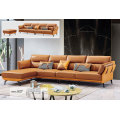 Latest Contemporary Synthetic Leather Sectional Sofa