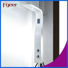 Fyeer Sensor de temperatura Panel de ducha de acero inoxidable