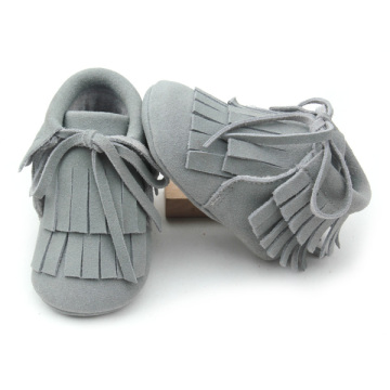 Genuine Suede Leather Baby Moccasins Shoes