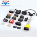 Conectores OBD moldados de 16 pinos para Automative