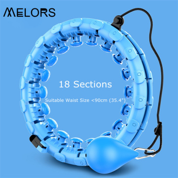 Melors Hula Ring 18 sections Blue