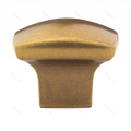 Gold Finish Square Kitchen Cabinet Drawer Knob