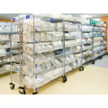 NSF Metal Removable Metal Rack de almacenamiento inclinado para Hospital / Farmacia (SL186078A6CW)