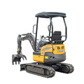 Rhinoceros XN20 Uso doméstico Mini Excavators 2000 kg de micro excavadora de manifestantes con gran cubo