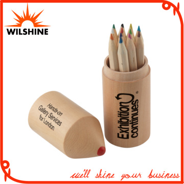 Popular Bullet Wooden Color Pencil for Promotion (MP001)