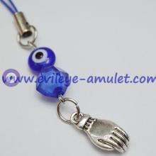 Bergamot Guanyin Evil Eye Hamsa Phone Pendant