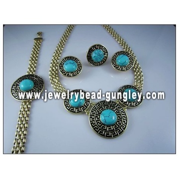 Ensemble de bijoux turquoise