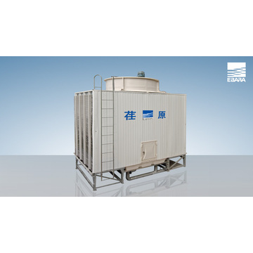 Square cross flow closed cooling tower