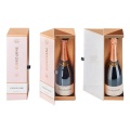 Side open full display paper wine gift box