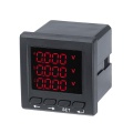 Three-phase power meter with digital readout