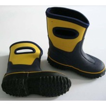 Botas de salto alto do joelho neoprene para crianças