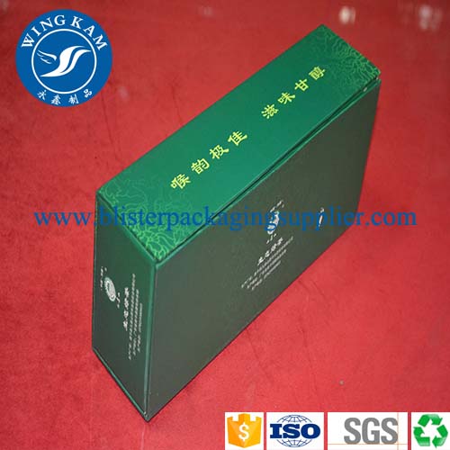 Rectangle Green Tea Cardboard Box Packaging,,