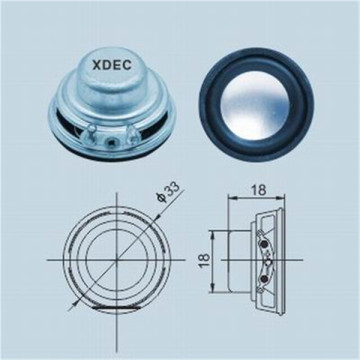 Alto-falante 33mm 4ohm 3watt