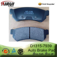 Pastilhas de freio D1315 de alta qualidade Auto-7939 para Buick Daewoo Suzuki Chevrolet