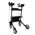 Aluminium Rollator vertical Walkers avec des accoudoirs