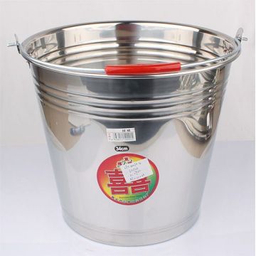 22cm Stainless Steel Water Bucket