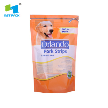 Stand up Seal Pouch with Ziplock Pet Food Packaging Plastic Bag Pouch